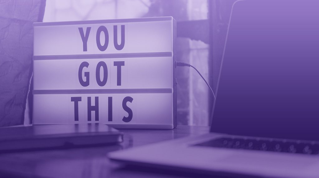 Lightbox with "you got this" displayed, encouraging you to improve your research paper.
