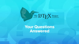 An image with the LaTeX project logo and 