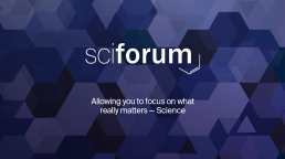 A banner for the Sciforum flyer