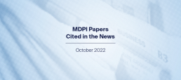 MDPI cited in the news