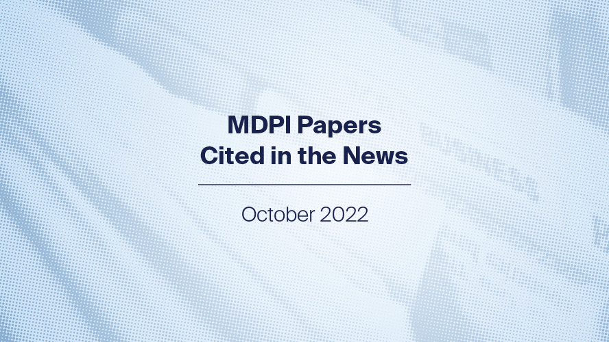 MDPI cited in the news