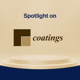 Coatings logo in spotlight