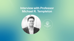 image of Professor Templeton, with MDPI Sustainability Foundation Logo